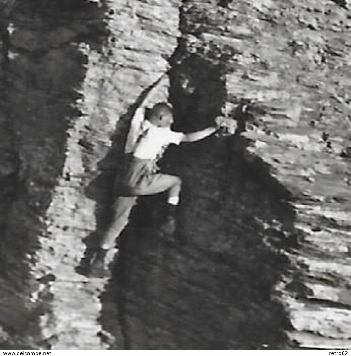 BERGSTEIGEN → Bergsteiger Am Tschinggelochtighorn Hauptgipfel, Fotokarte Ca.1940 - Gsteig Bei Gstaad