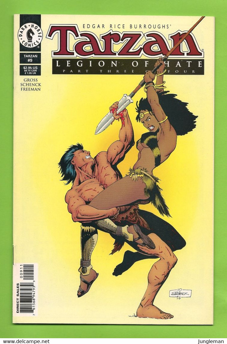 Tarzan - Legion Of Hate # 9 (3) - Dark Horse - In English - Christopher Schenck - March 1997 - Very Good - TBE / Neuf - Otros Editores