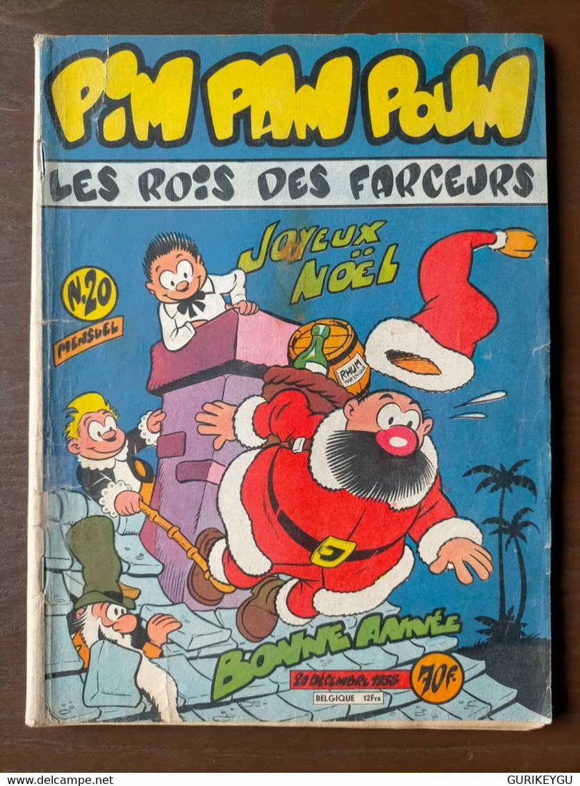 Superbe Et Très Rare Bd PIM PAM POUM N° 20 Joyeux Noel  LUG  20/12/1958 - Pim Pam Poum