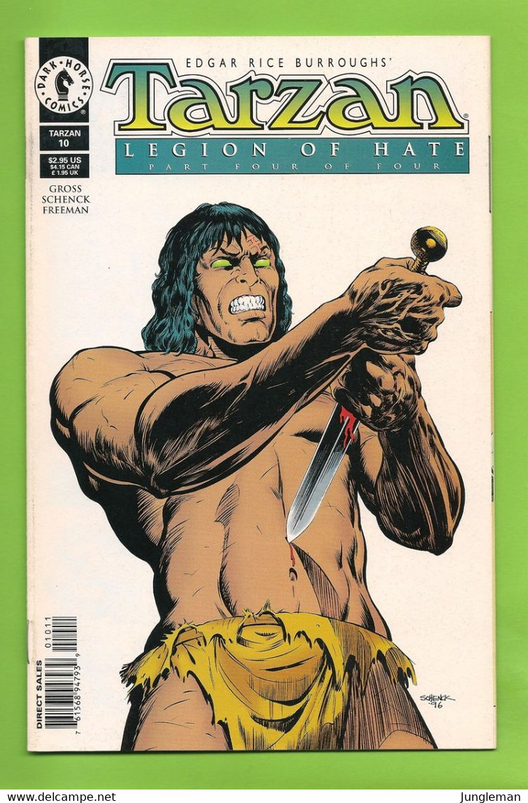 Tarzan - Legion Of Hate # 10 (4) - Dark Horse - In English - Christopher Schenck - April 1997 - Very Good - TBE / Neuf - Altri Editori