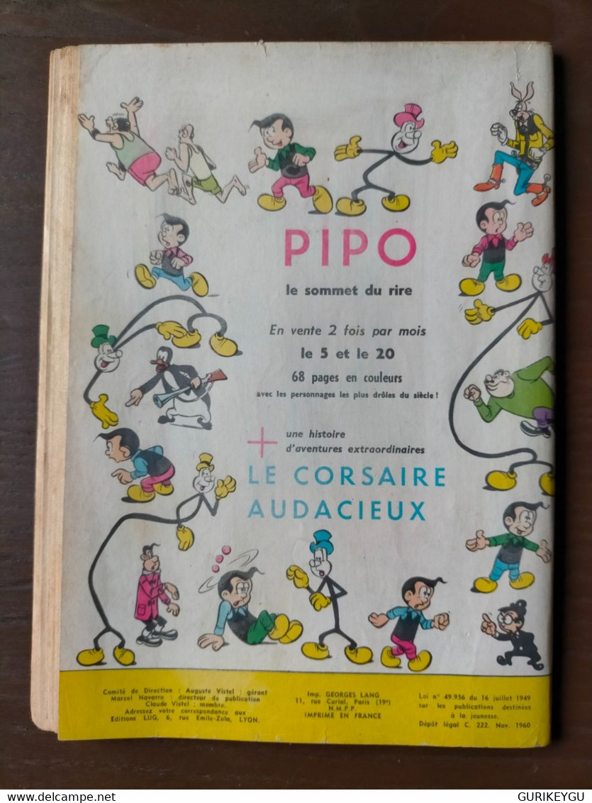 Superbe Et Très Rare Bd PIM PAM POUM N° 43 Joyeux Noel  LUG  20/11/1960 - Pim Pam Poum