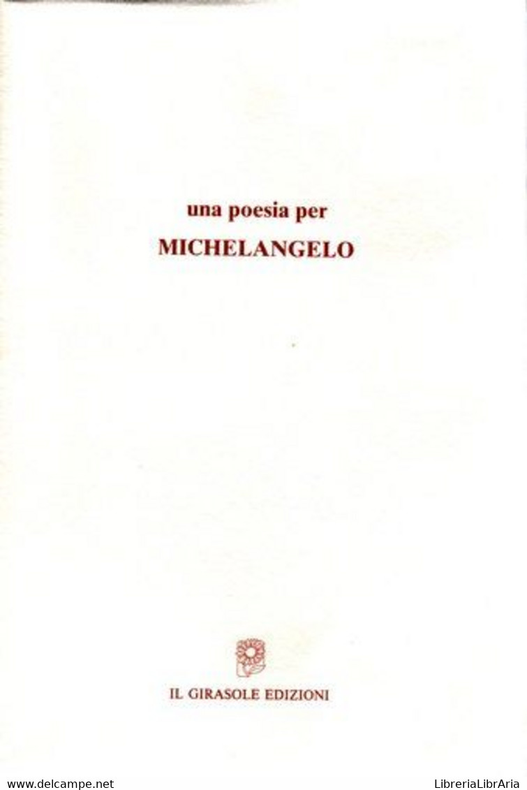 Una Poesia Per Michelangelo - Sagen En Korte Verhalen