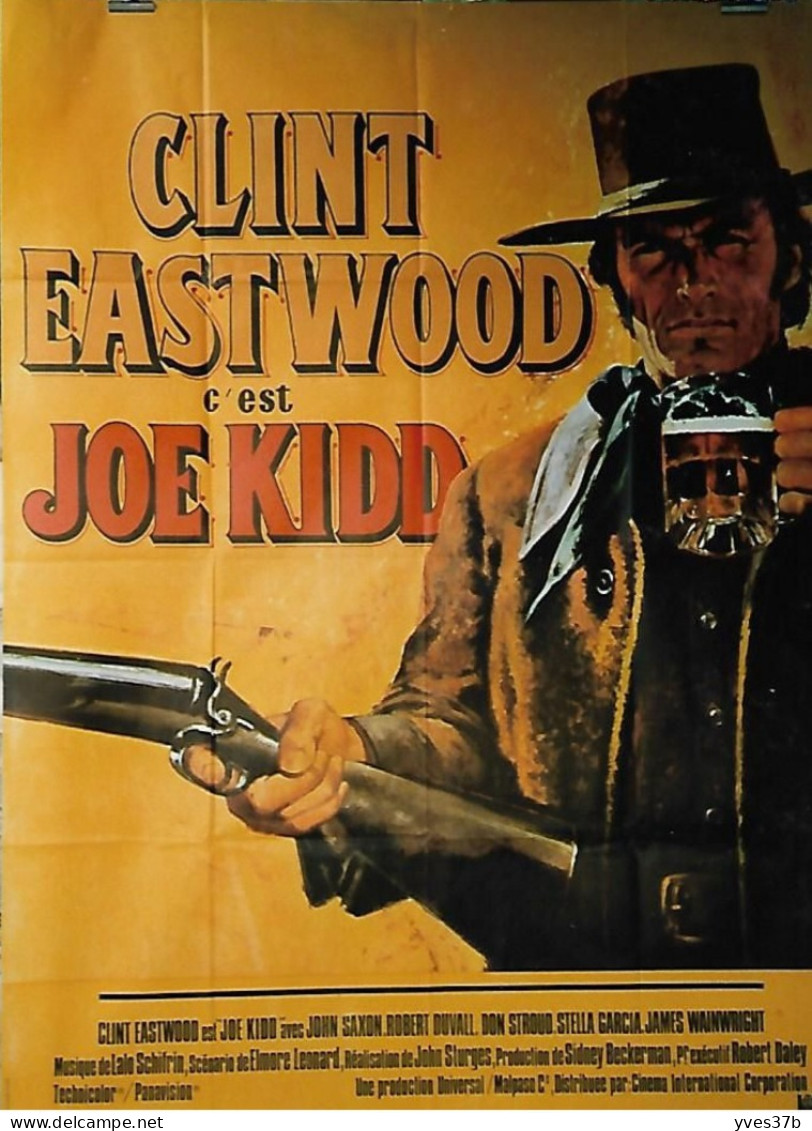 "Joe Kidd" Clint Eastwood...1972 - Affiche 120x160 - TTB - ORIGINALE - Posters