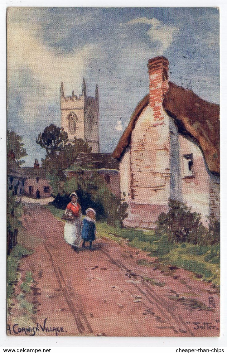 A CORNISH VILLAGE - "Jotter" - Tuck Oilette 1720 - Andere & Zonder Classificatie