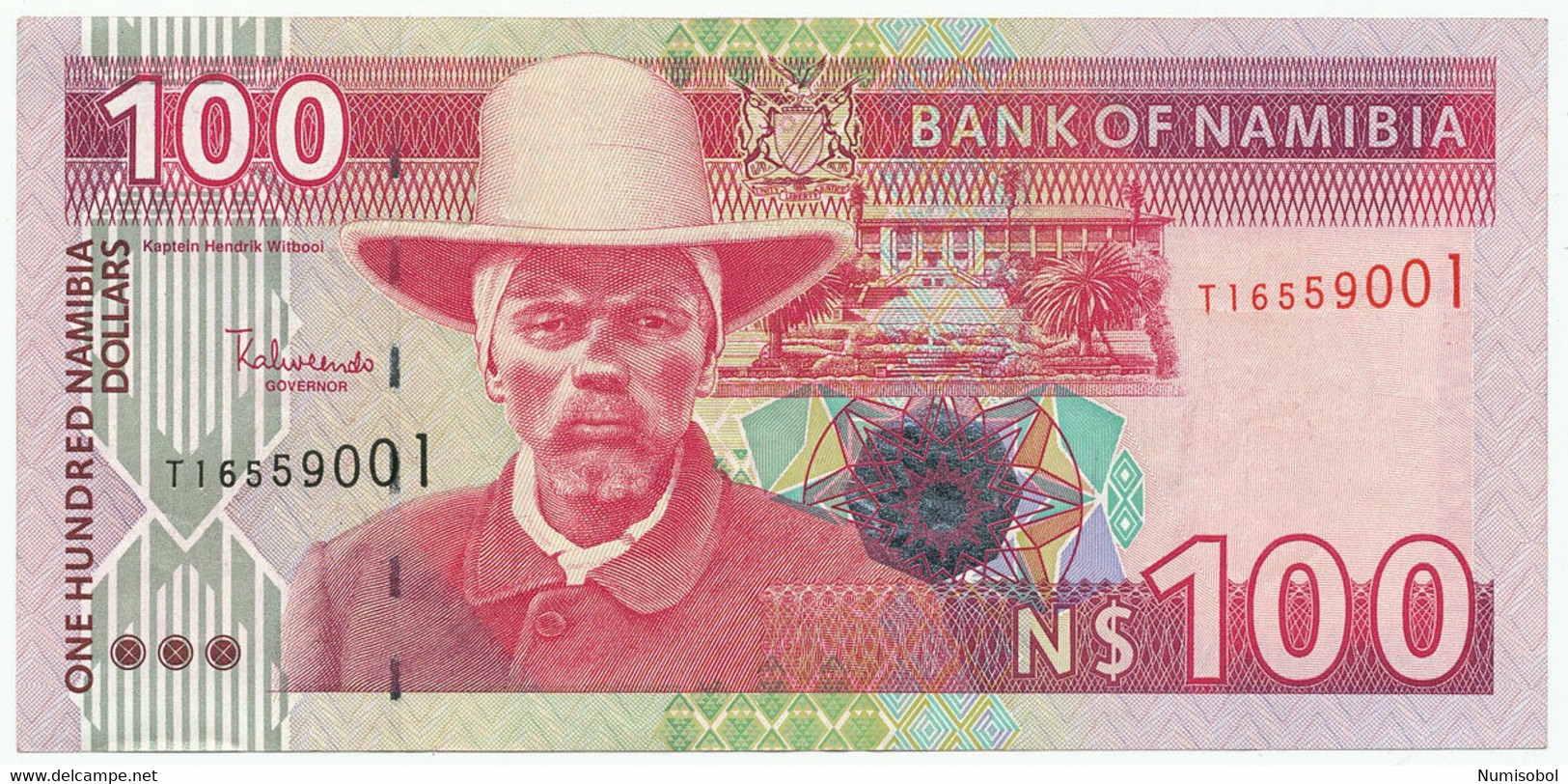 NAMIBIA - 100 Namibia Dollars ND(1999). AUNC (NMB001) - Namibia