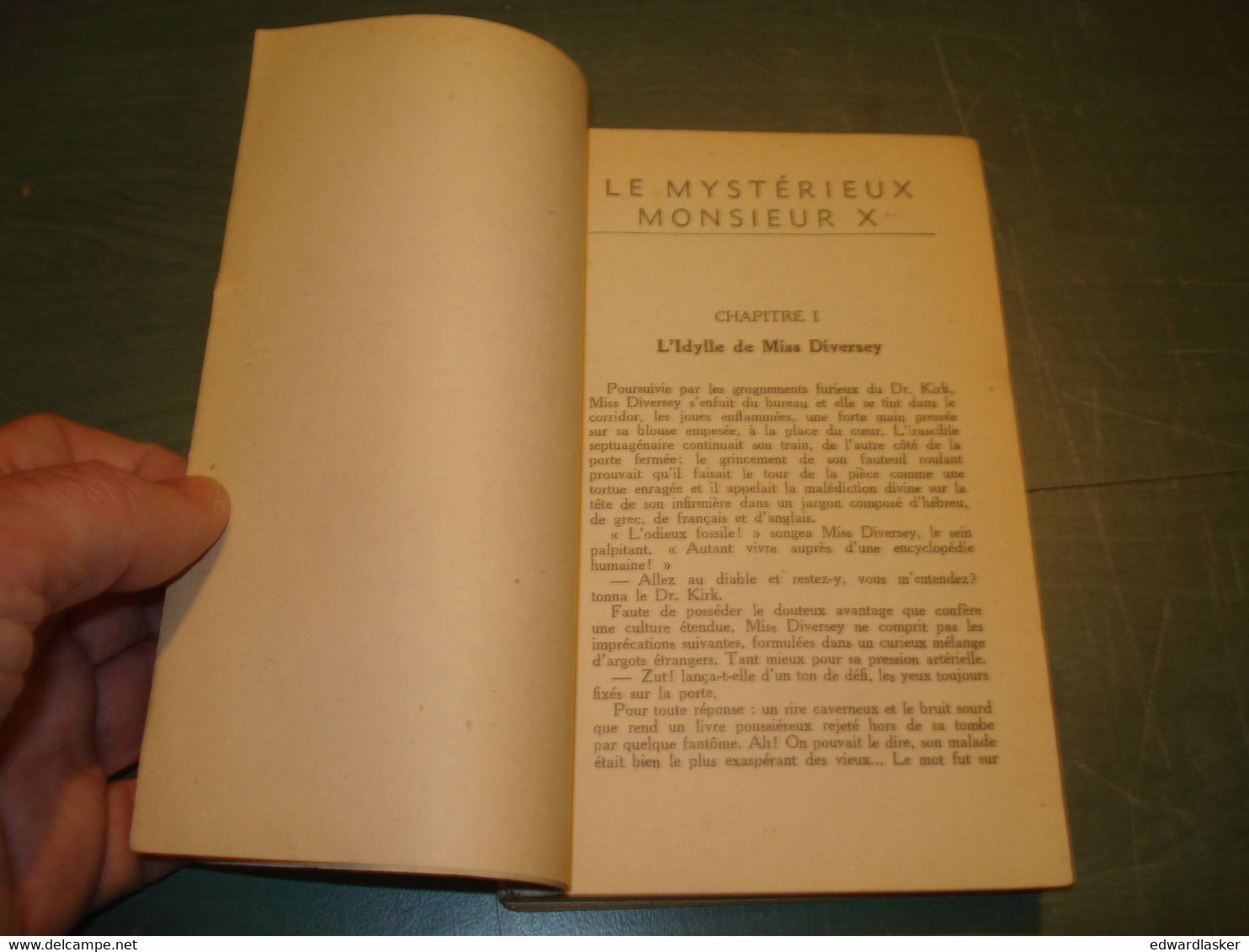 Coll. LE LIMIER n°33 : Le mystérieux Mr. X /Ellery Queen - 1951