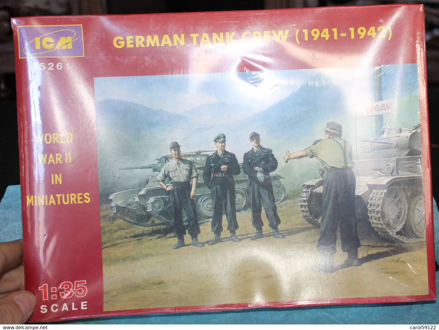 Maquette ICM 1/35 German Tank Crew - Army