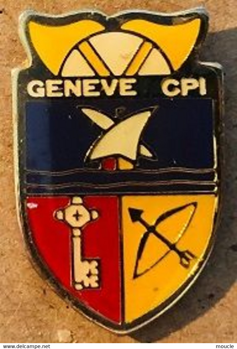 SAPEURS POMPIERS - GENEVE - CP1 - LA NEPTUNE - BATEAU - BOOT - BOAT - BARCA - ARC - FLECHE - CLE - GENF- GENEVA -   (28) - Feuerwehr