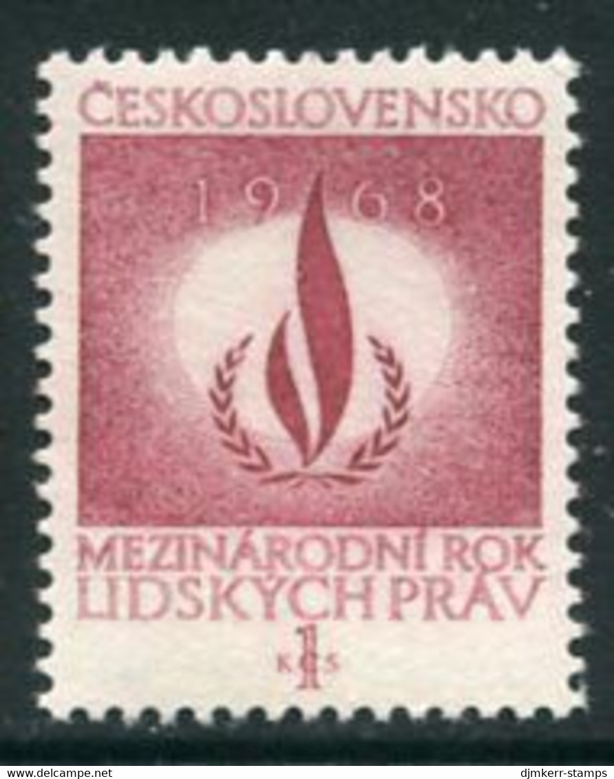 CZECHOSLOVAKIA 1968 Human Rights Year MNH / **.   Michel 1772 - Unused Stamps