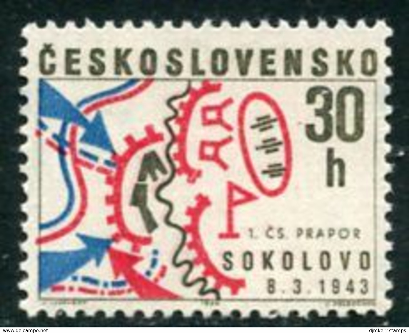 CZECHOSLOVAKIA 1968 Sokolovo Battles MNH / **.   Michel 1773 - Ongebruikt