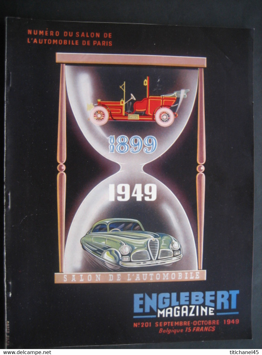 ENGLEBERT MAGAZINE N°201-SALON AUTO PARIS-GP LEMAN-GP MONZA-CANOE & KAYAKS MODELISME YACHTING KNOKKE-FERRARI - Auto