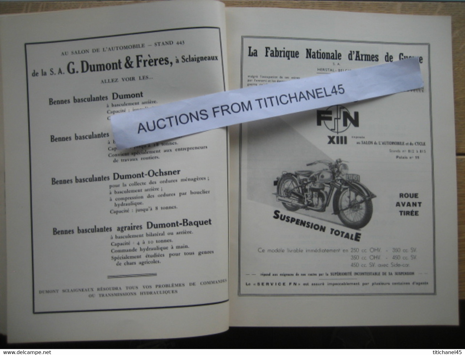 ENGLEBERT MAGAZINE N°192-IMPERIA-JAGUAR-SAROLEA-MOTO FN XIII-4CV RENAULT-J.O. ST-MORITZ-NOUVEAUTES USA-SALON P.L. PARIS