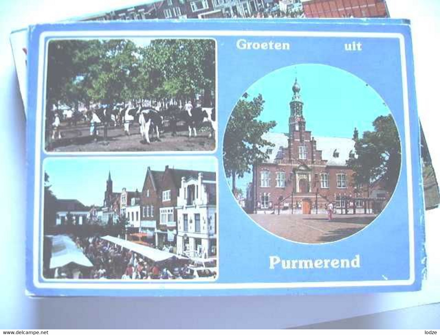 Nederland Holland Pays Bas Purmerend Met Markt En Stadhuis - Purmerend