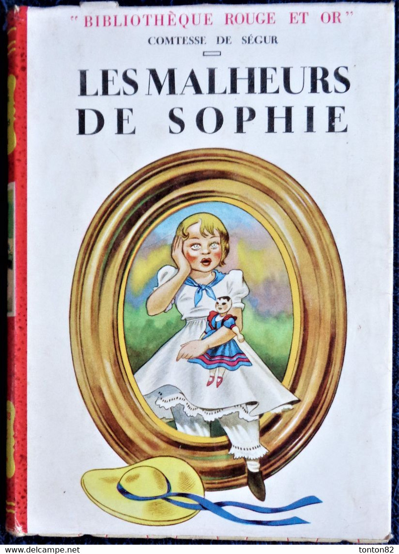 Comtesse De Ségur - Les Malheurs De Sophie - Bibliothèque Rouge Et Or  - (1957 ) - Bibliotheque Rouge Et Or