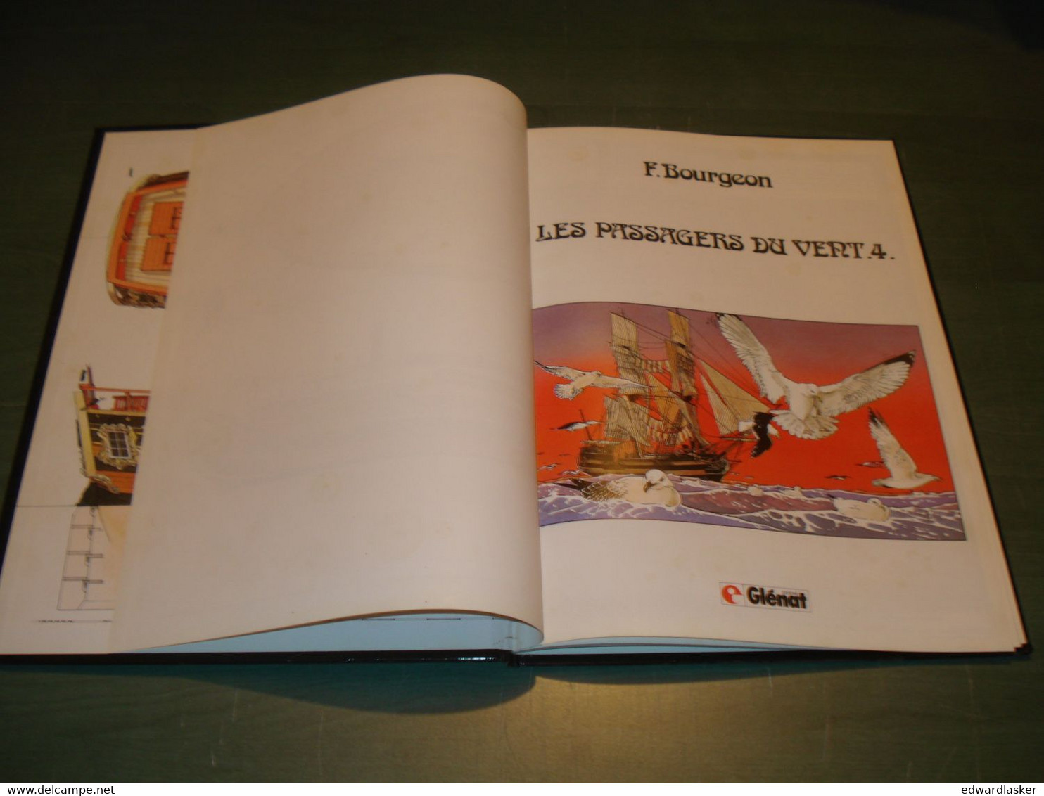 LES PASSAGERS DU VENT 4 : L'heure Du Serpent /Bourgeon - Glenat - Septembre 1982 - Passagers Du Vent, Les