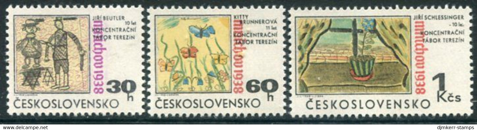CZECHOSLOVAKIA 1968 Münich Agreement Anniversary MNH / **   Michel 1816-18 - Unused Stamps