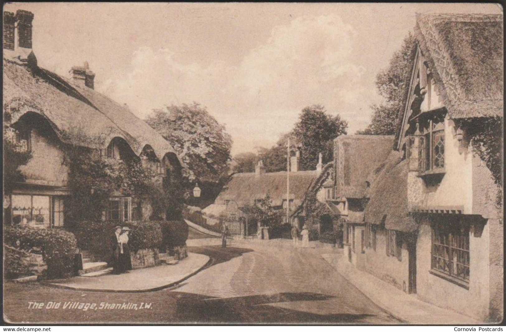 The Old Village, Shanklin, Isle Of Wight, 1914 - J Welch Postcard - Shanklin