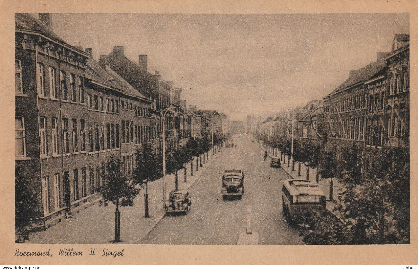 Roermond, Willem II Singel; Autobussen (rechts Bus Van ATO) - Roermond