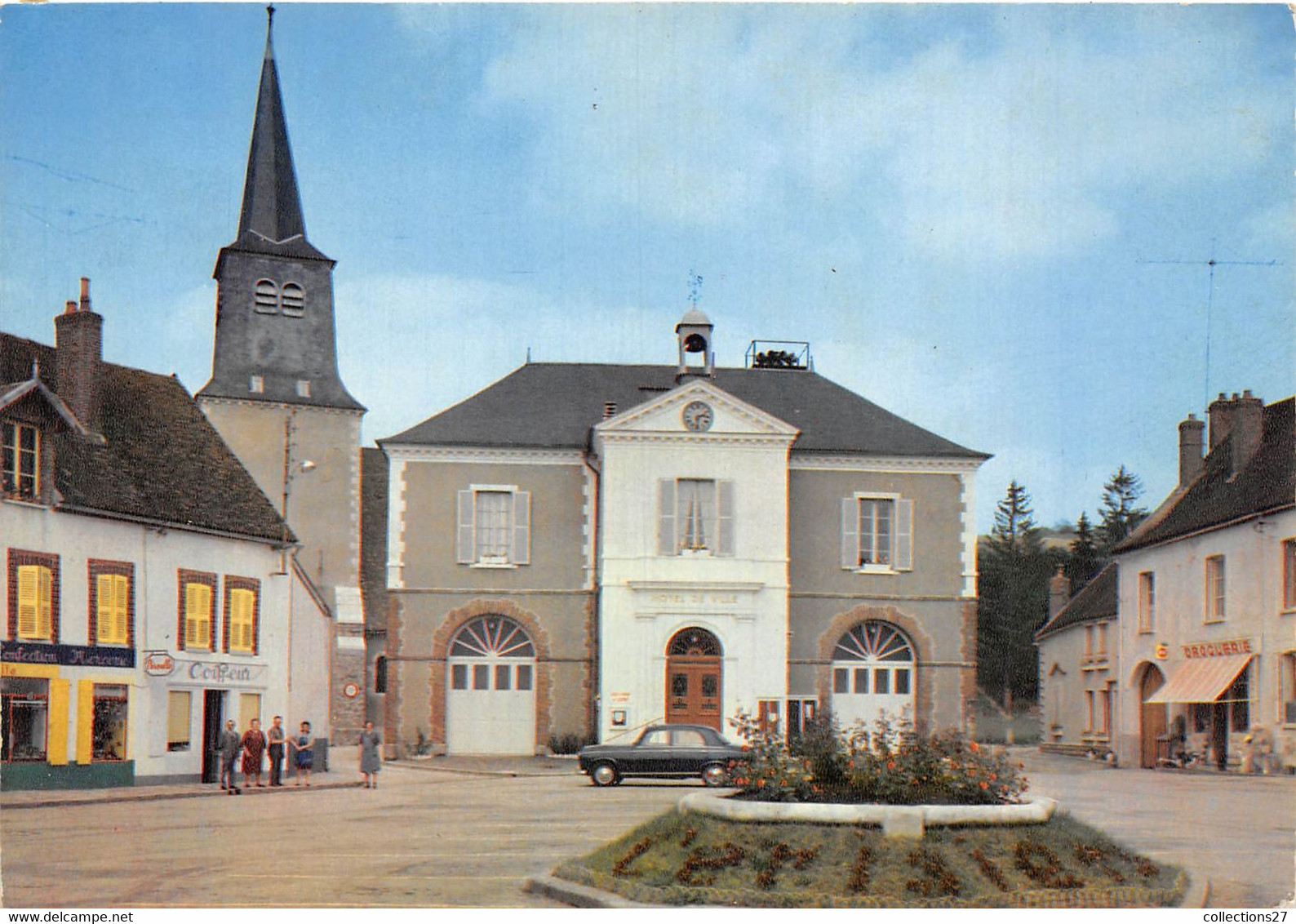 89-CERISIERS- PLACE DE L'HÔTEL DE VILLE - Cerisiers