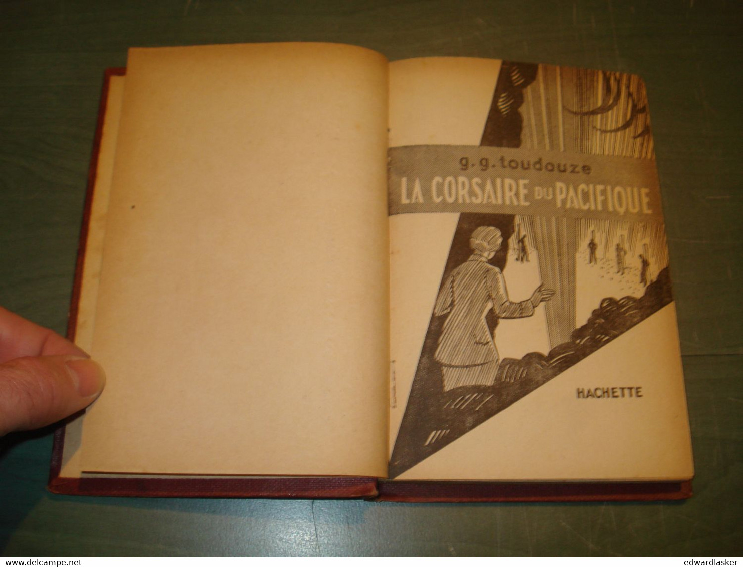 LA CORSAIRE DU PACIFIQUE /Toudouze - Bibliothèque Dimanche Illustré - Hachette - Avant 1950