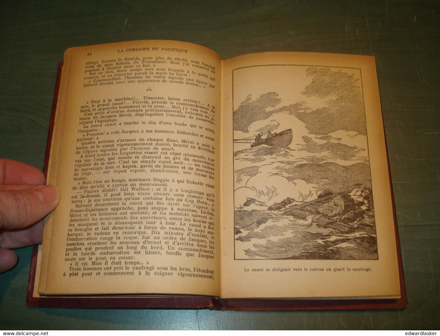 LA CORSAIRE DU PACIFIQUE /Toudouze - Bibliothèque Dimanche Illustré - Hachette - Antes De 1950