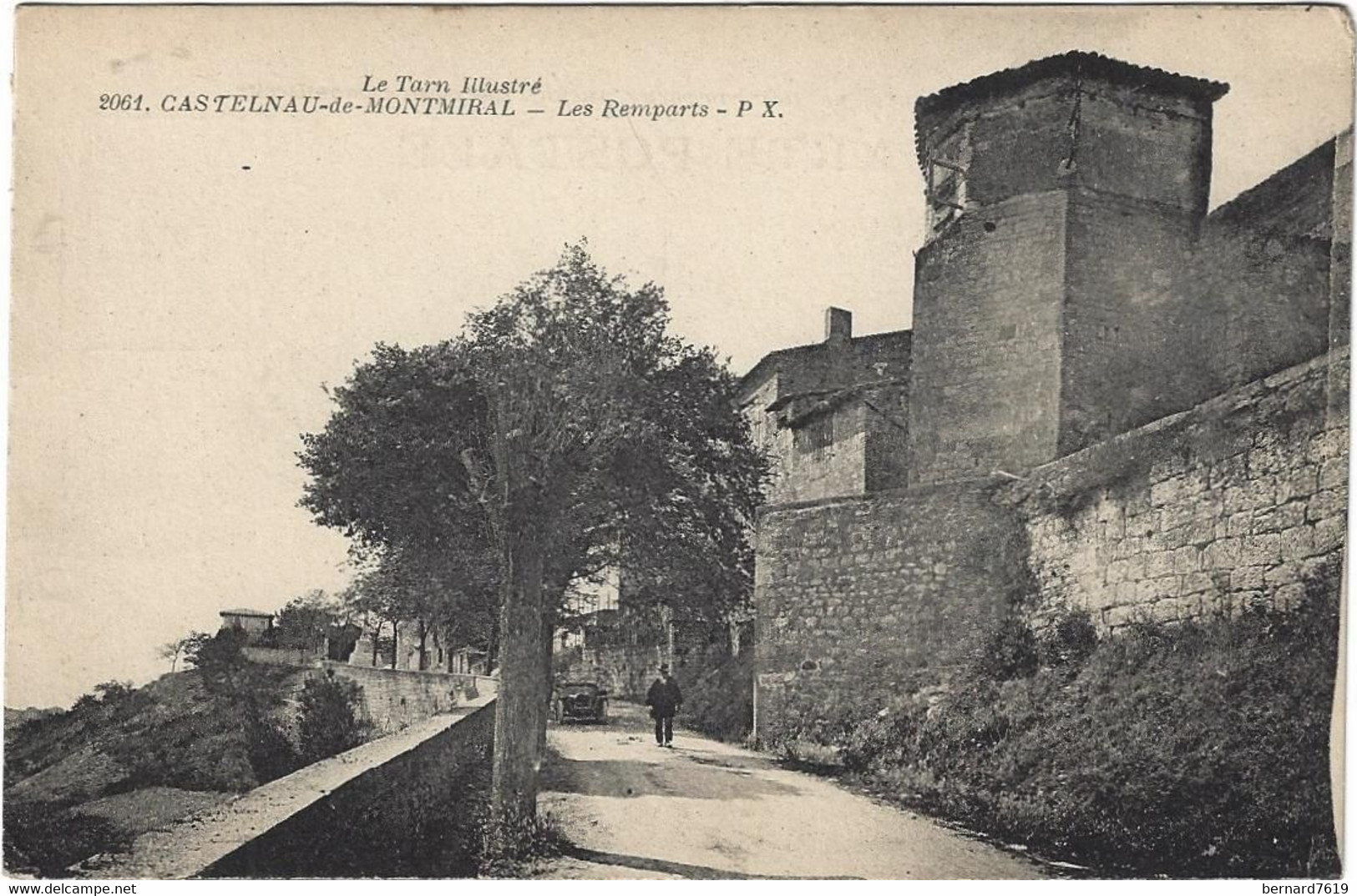 81   Castelnau De  Montmirail  -   Les Remparts - Castelnau De Montmirail