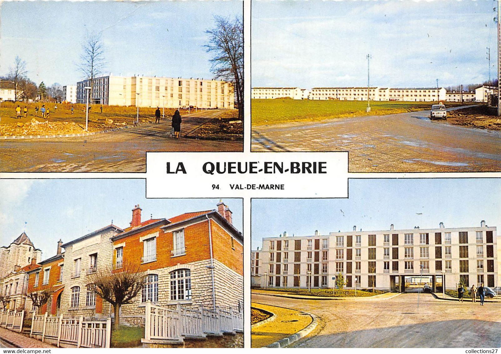 94-LA-QUEU-EN-BRIE- MULTIVUES GROUPE PASTEUR , LES MARNIÈRES, RUE JEAN-JAURES - La Queue En Brie