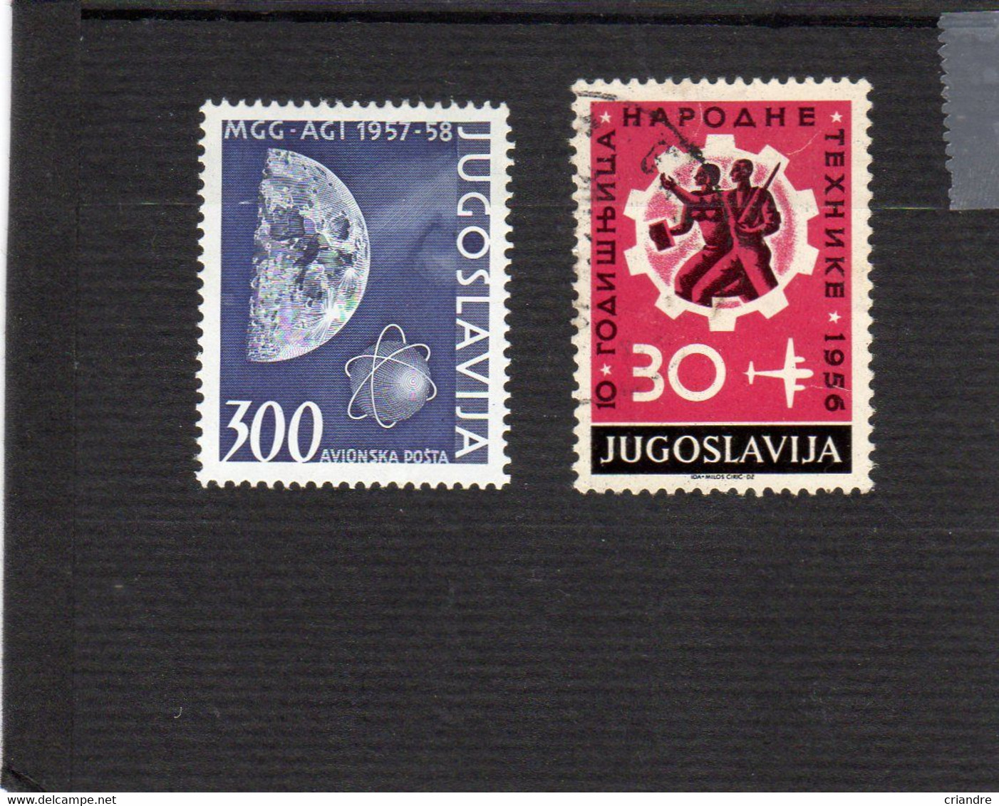 Yougoslavie:  PA  N°49 Oblitéré Et N°51** - Airmail