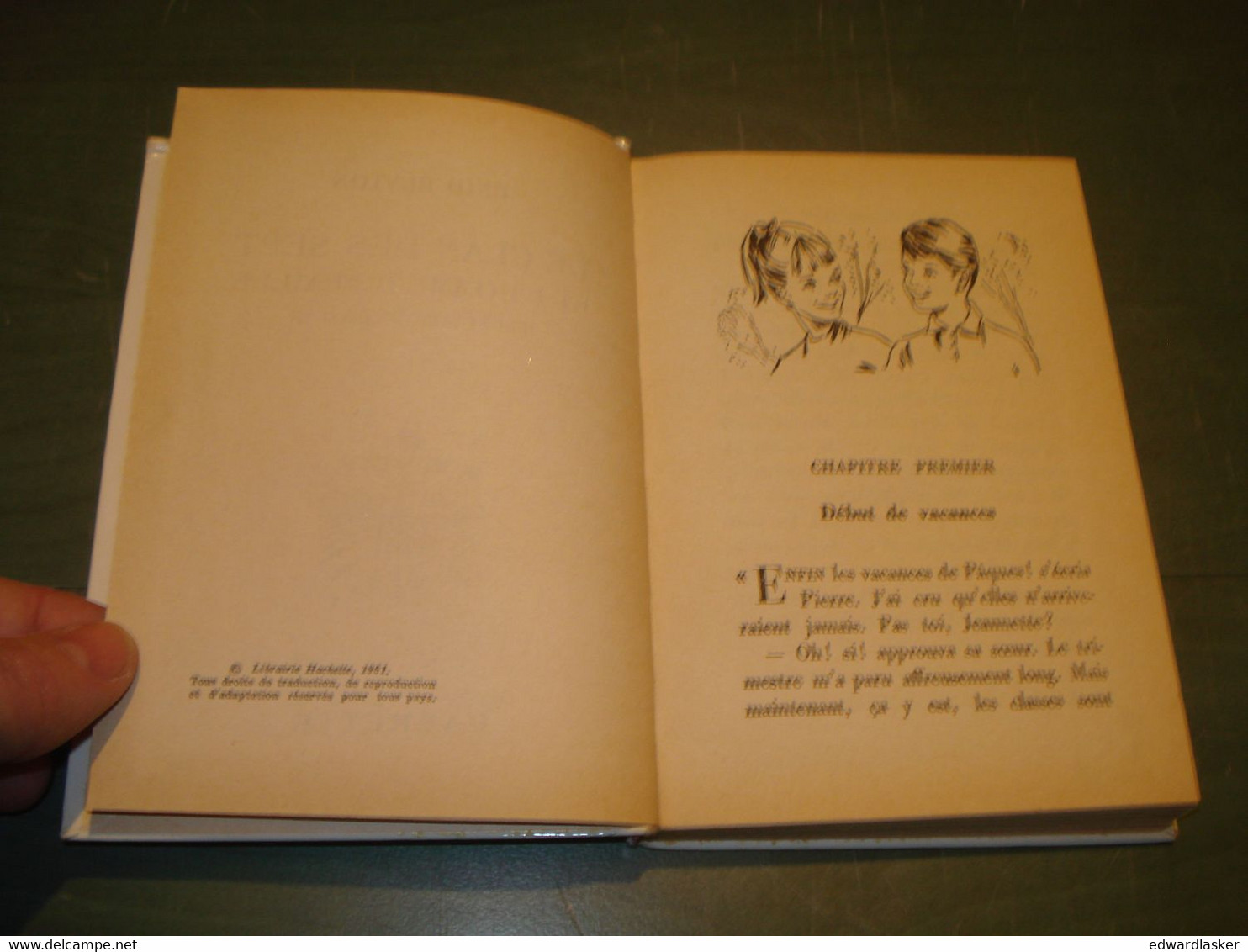 BIBLIOTHEQUE ROSE 85 : Le Clan Des Sept Et L'Homme ... /Enid Blyton - EO 1961 - Bibliothèque Rose