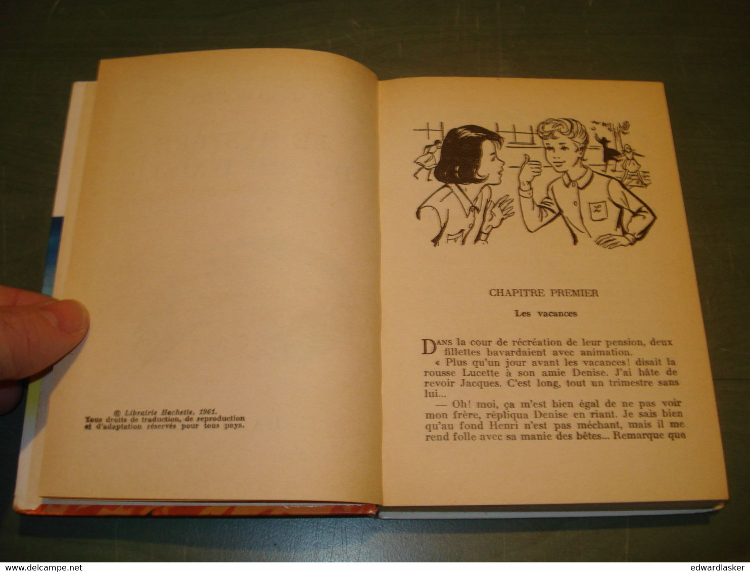 BIBLIOTHEQUE ROSE 83 : Le Mystère Du Nid D'aigle /Enid Blyton - EO 1961 [1] - Biblioteca Rosa