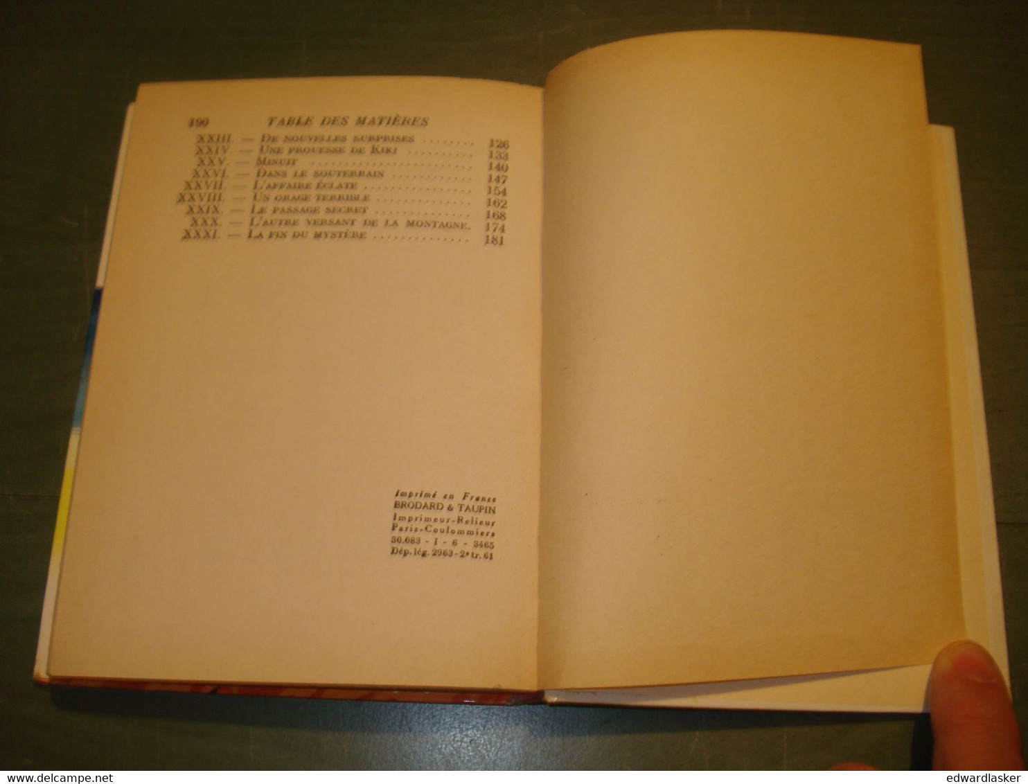 BIBLIOTHEQUE ROSE 83 : Le Mystère du Nid d'aigle /Enid Blyton - EO 1961 [1]