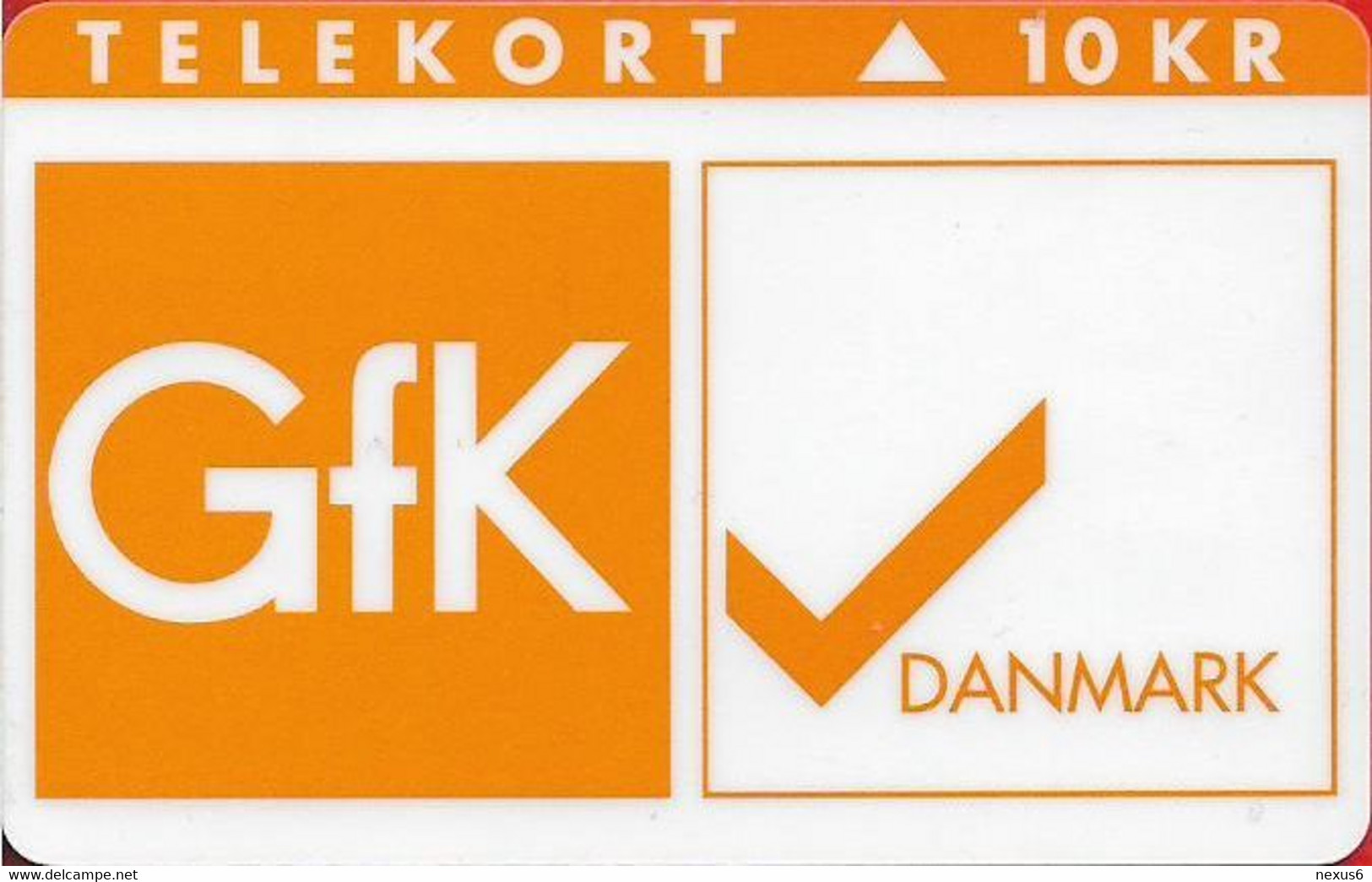 Denmark - KTAS - Gfk Danmark - TDKP133B (Cn. 1452) - 12.1995, 1.300ex, 10kr, Used - Dinamarca