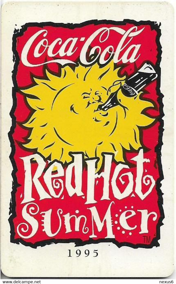 Iceland - Radomidun (Chip) - Coca Cola Red Hot Summer, SC7, 1995, 150U, 5.000ex, Used - IJsland