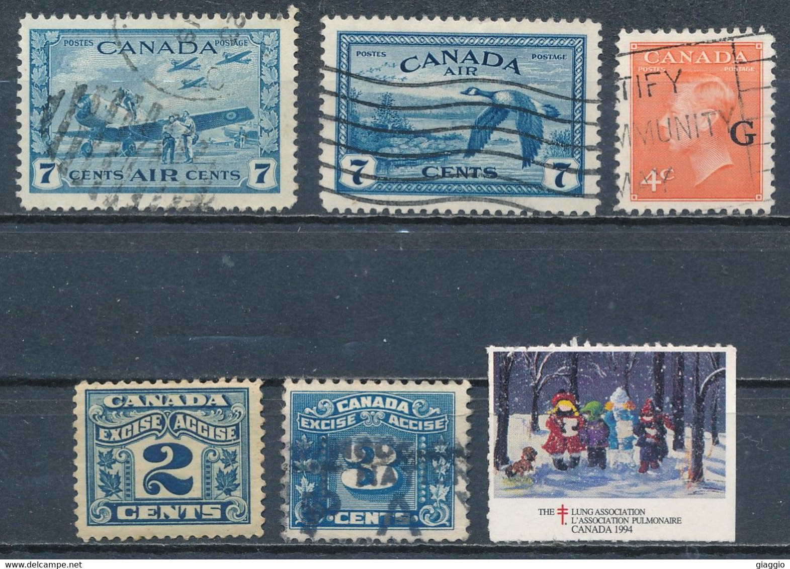 °°° LOT CANADA MIX - 1942/1994 °°° - Used Stamps