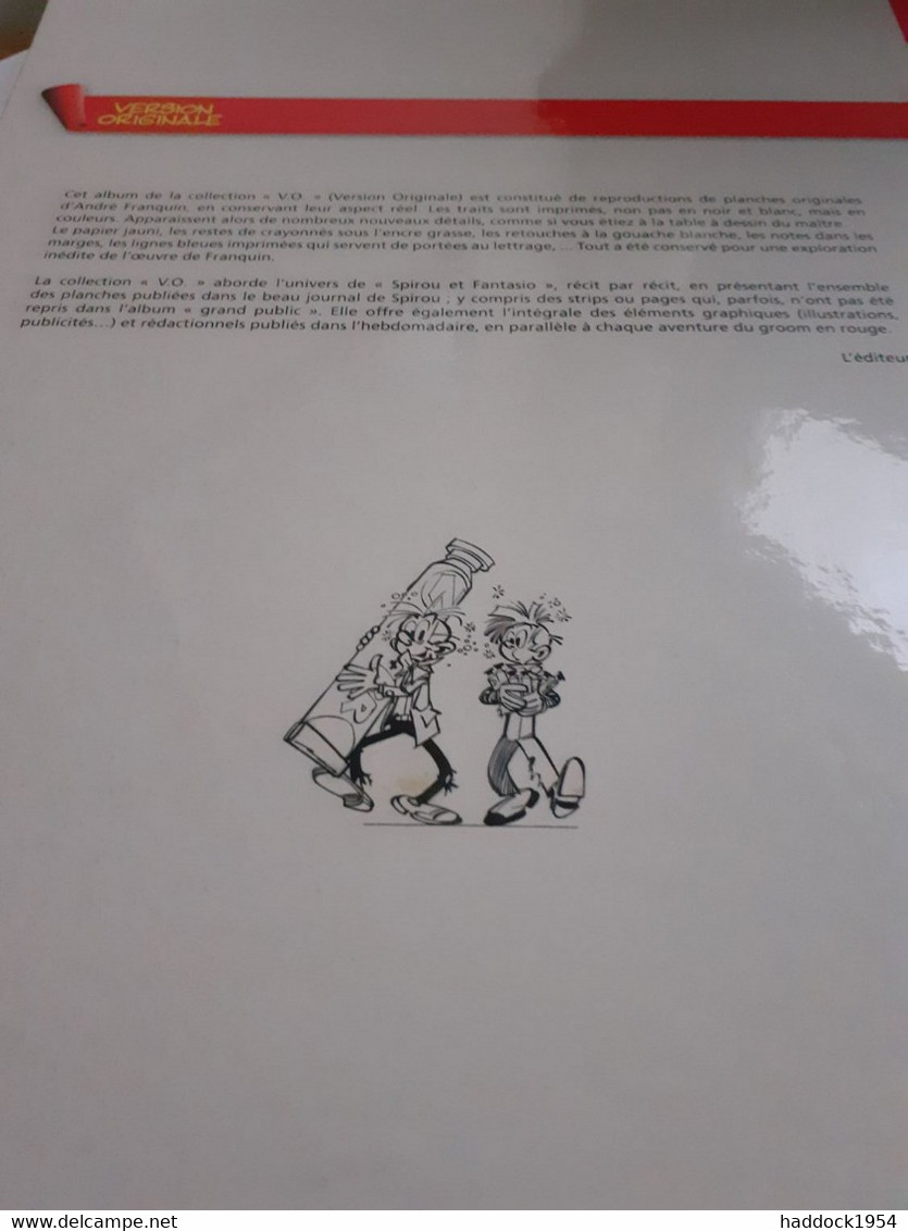 L'ombre Du Z Spirou  FRANQUIN JIDEHEM Et GREG Marsu Productions 2012 - First Copies