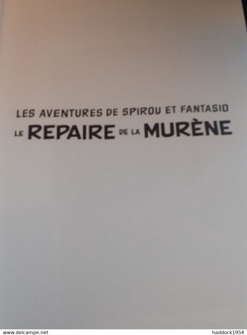 Le Repaire De La Murène FRANQUIN Marsu Productions 2009 - Tirages De Tête