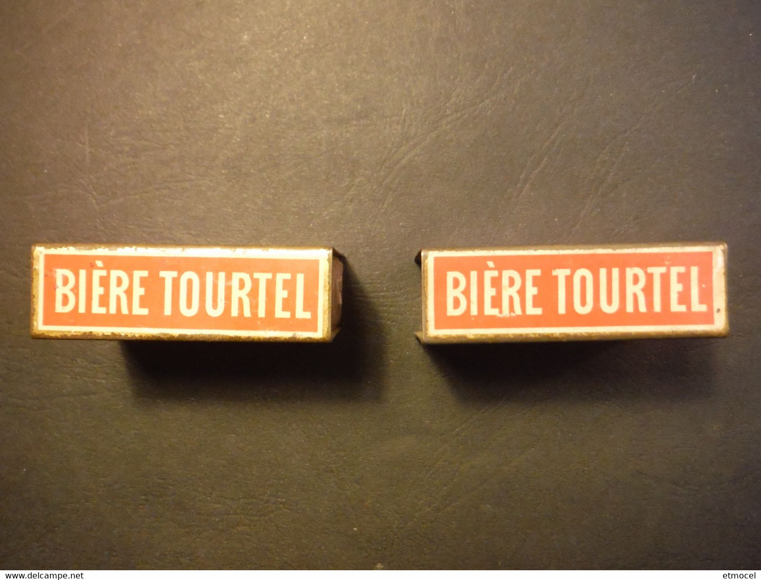 Protège Boîte D'allumettes En Métal - Bière TOURTEL - Brasserie De Tantonville - Cajas