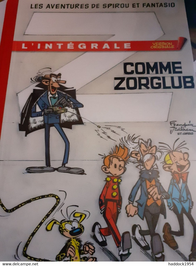 Z Comme Zorglub Spirou  FRANQUIN Marsu Productions 2012 - Tirages De Tête