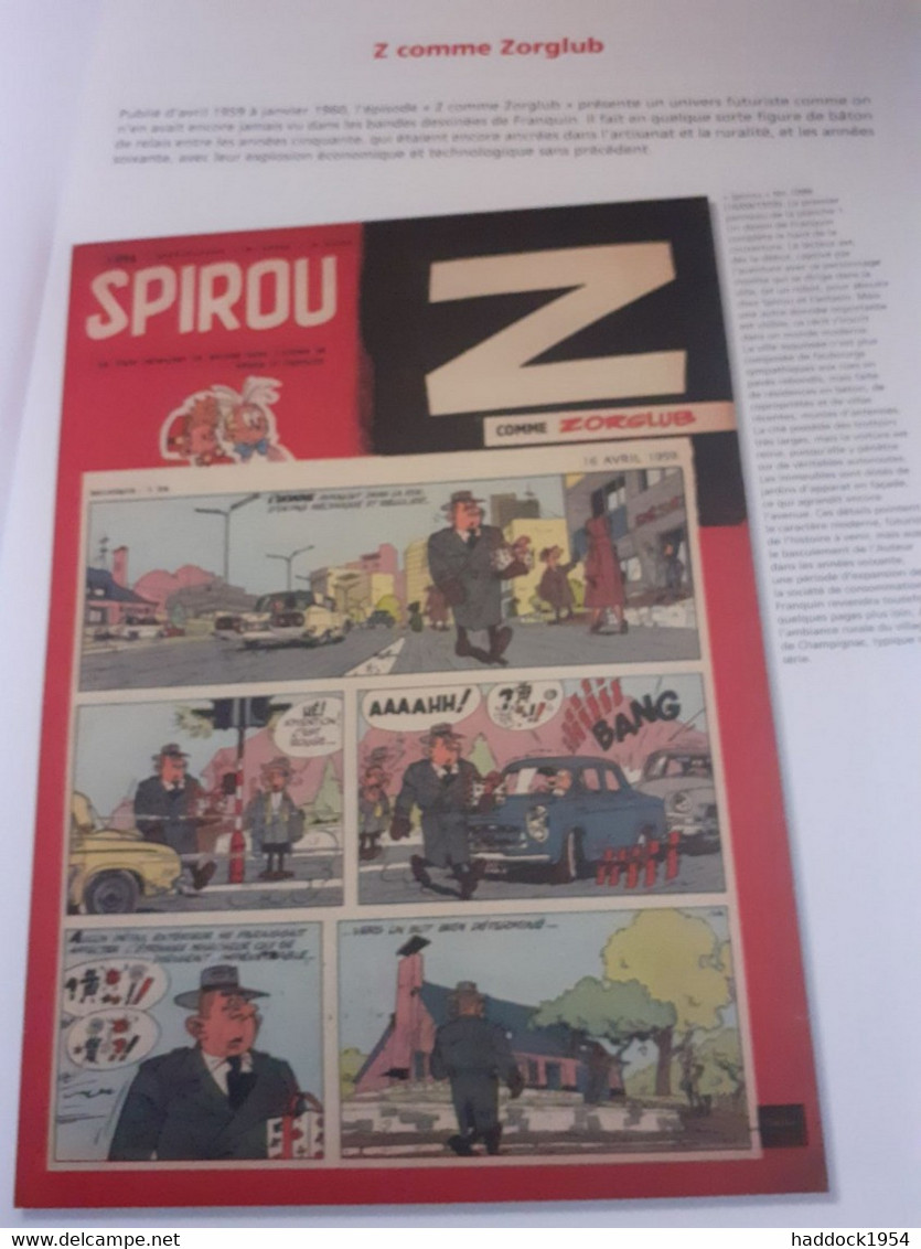 Z Comme Zorglub Spirou  FRANQUIN Marsu Productions 2012 - Prime Copie