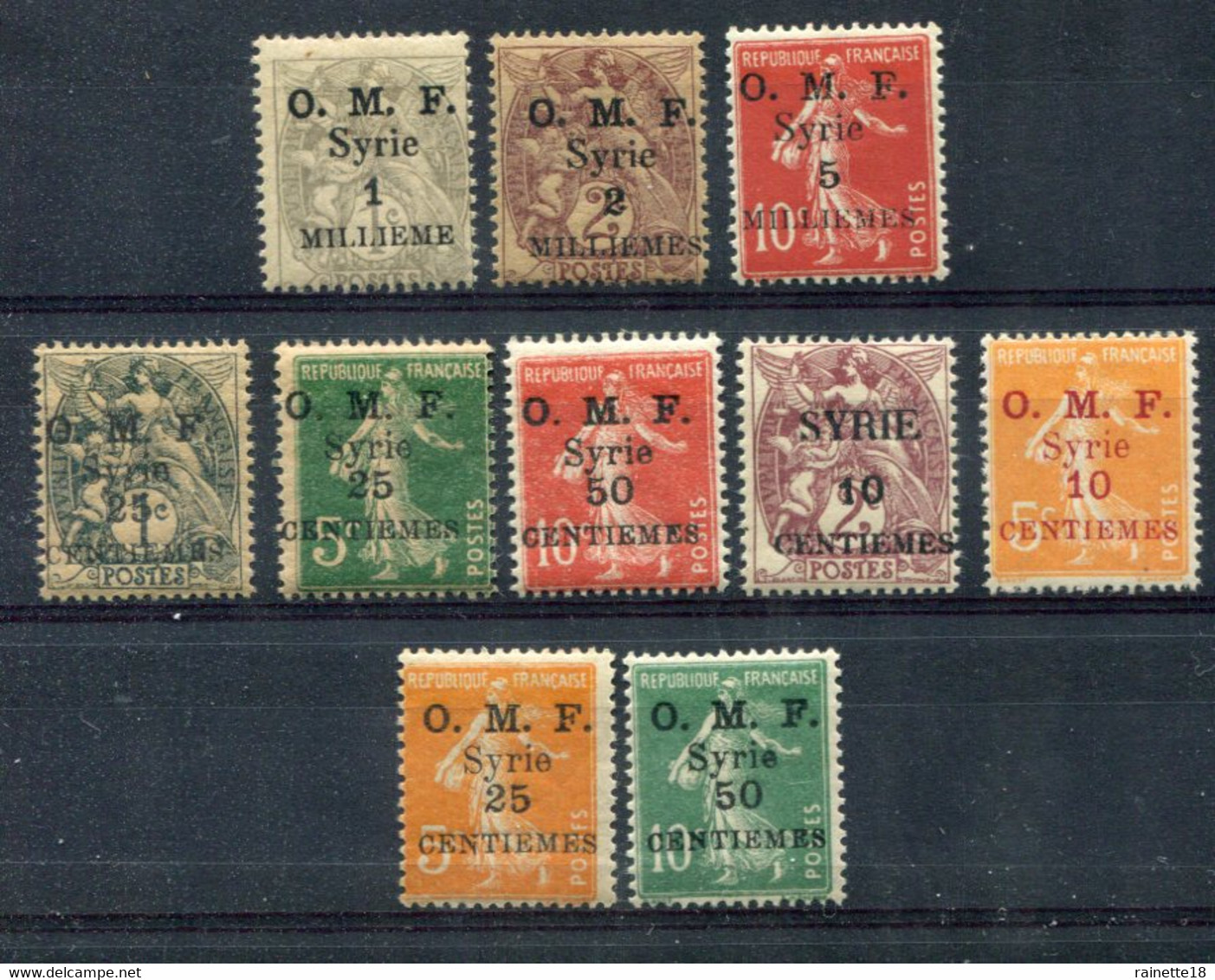 Syrie        25/26-28-45-57/58-83/86 Tous ** - Unused Stamps