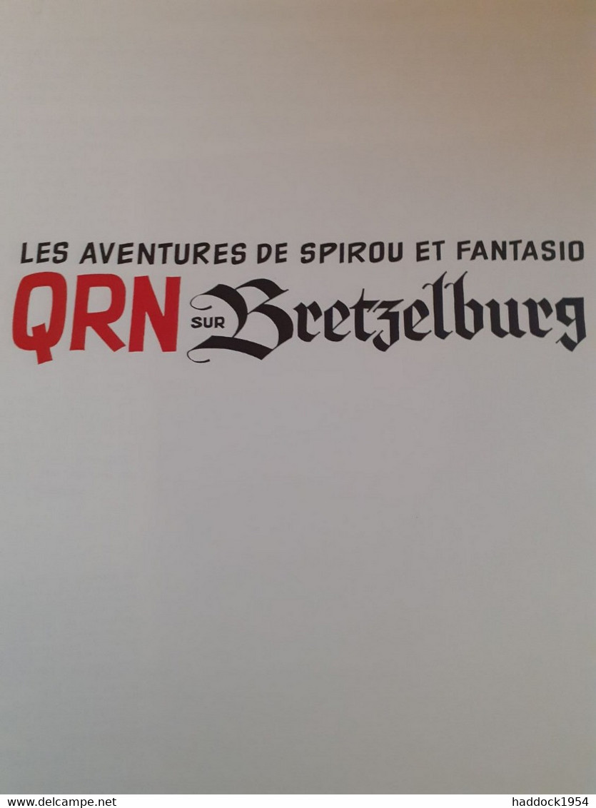 QRN Sur Bretzelburg FRANQUIN GREG Marsu Productions 2008 - Tirages De Tête