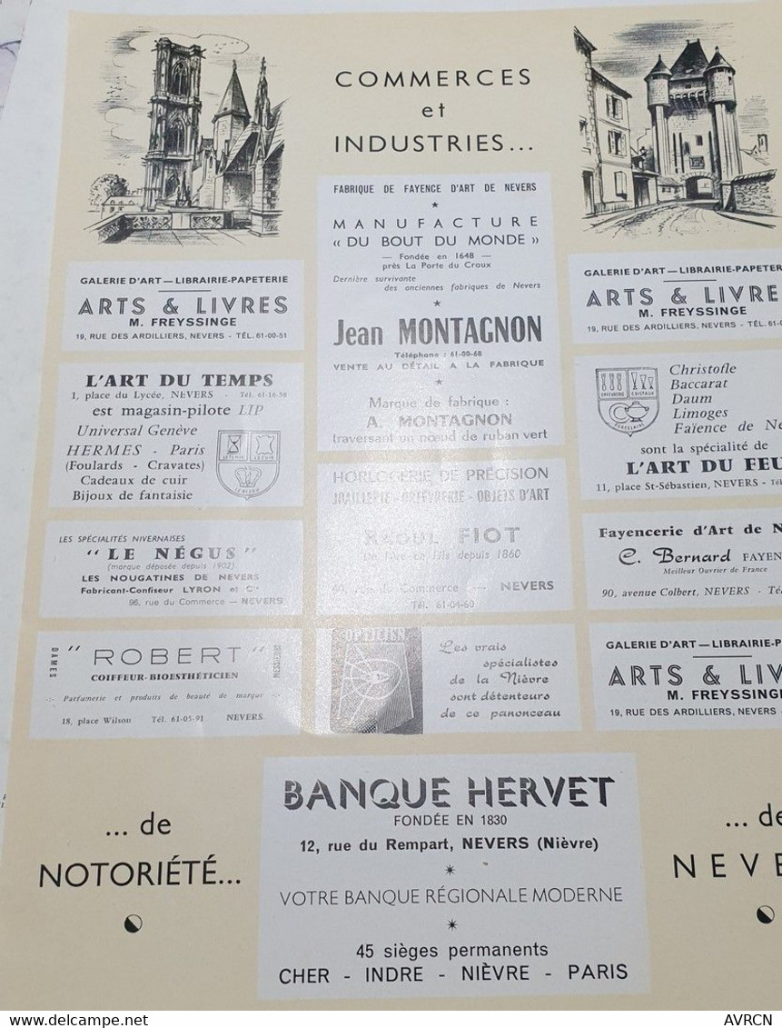 LA FAIENCE NIVERNAISE au Musée de Nevers (H.P FOUREST )  1960
