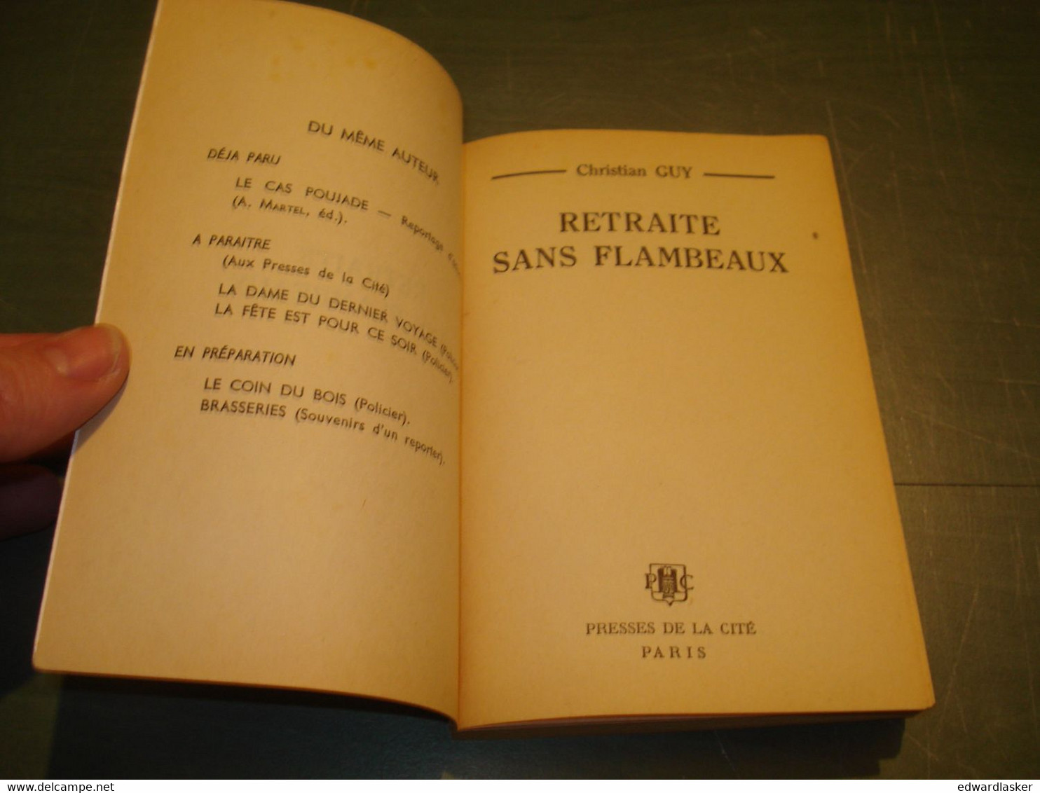 Un MYSTERE N°313 : Retraite Sans Flambeaux /Christian Guy - Octobre 1956 - Presses De La Cité