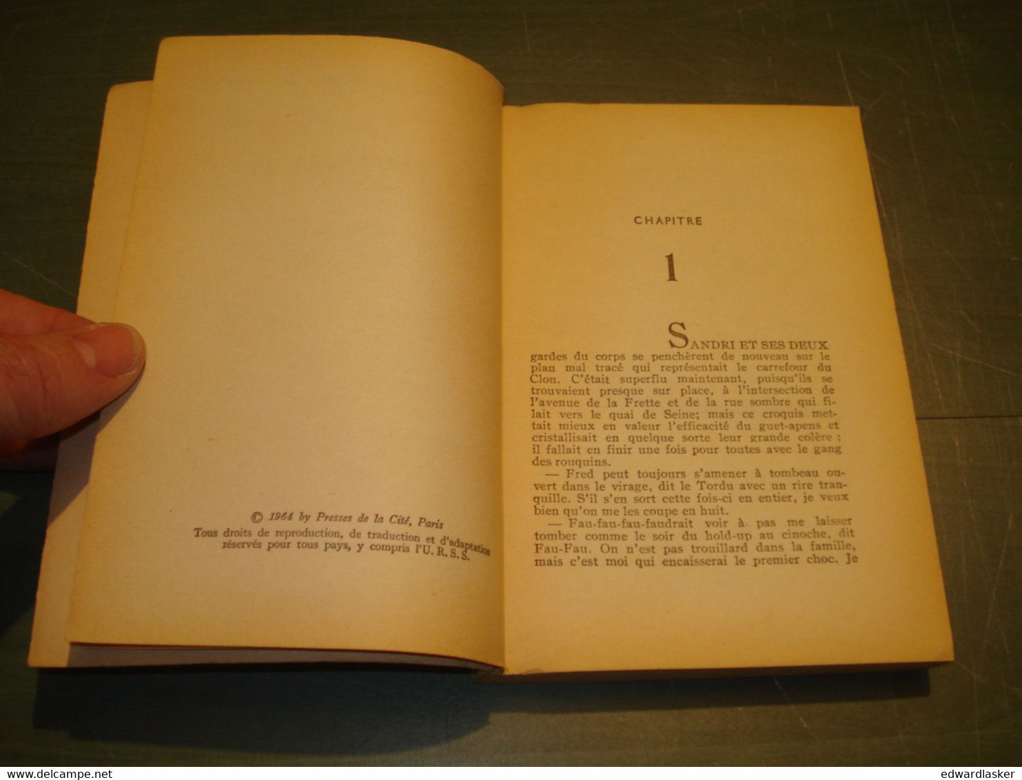 Un MYSTERE N°707 : La Javanaise /Paul Gerrard - Septembre 1964 - Presses De La Cité