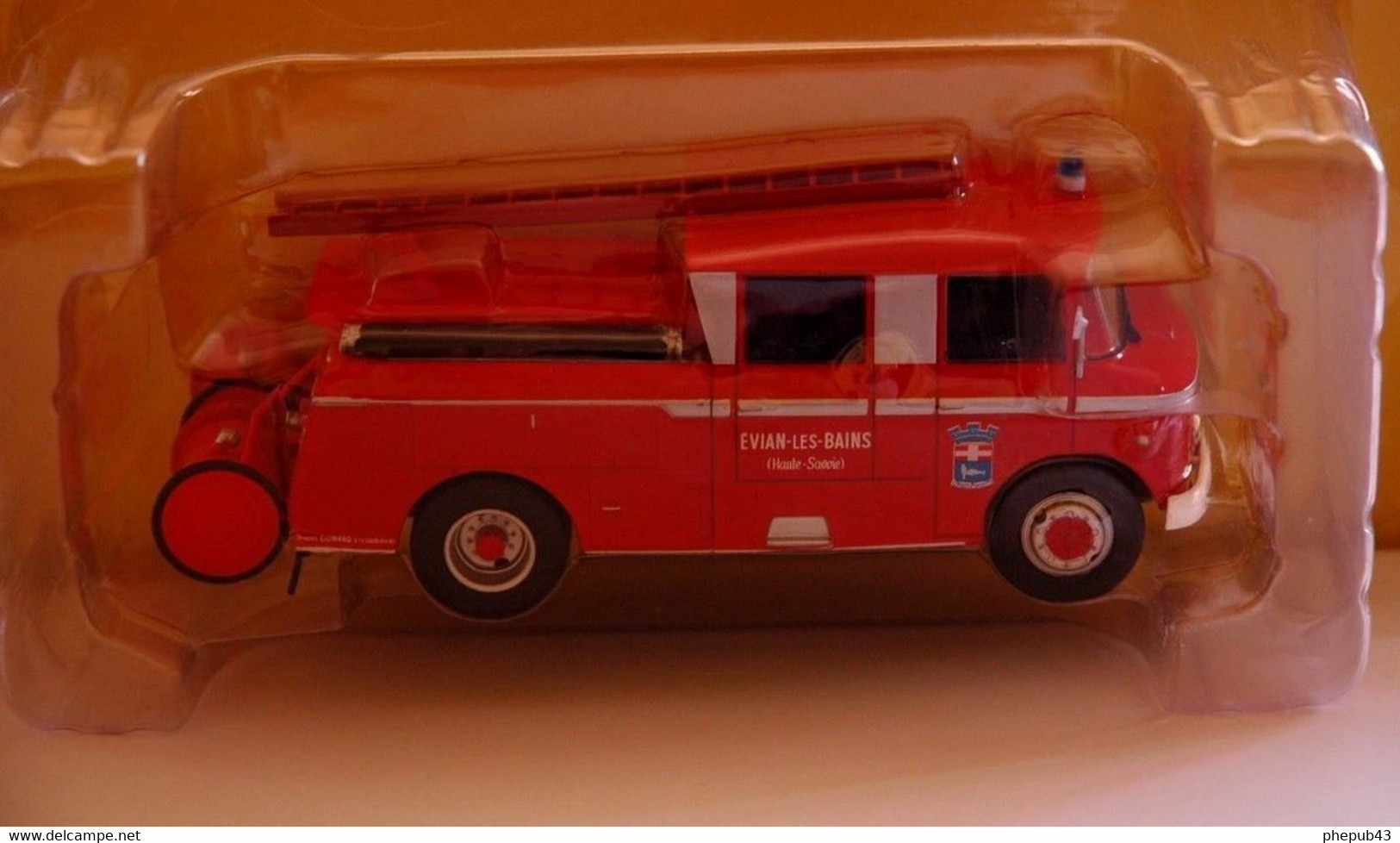 Citroën 46 CD Heuliez FPT - Pompes-Guinard - Pompiers - Evian-les-Bains - Hachette - Nutzfahrzeuge