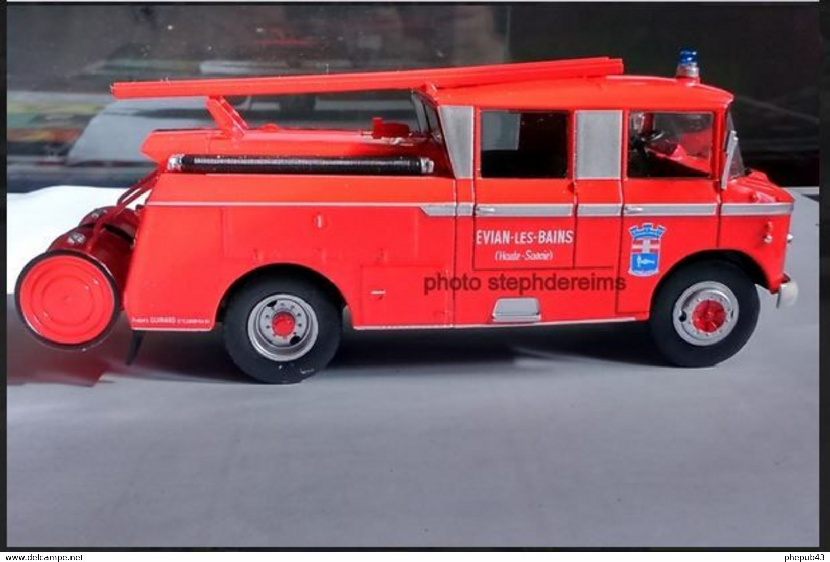 Citroën 46 CD Heuliez FPT - Pompes-Guinard - Pompiers - Evian-les-Bains - Hachette - Vrachtwagens