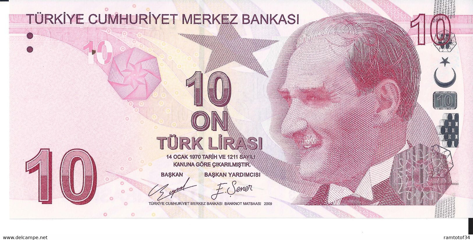 TURQUIE - 10 Lira 2020 UNC - Türkei
