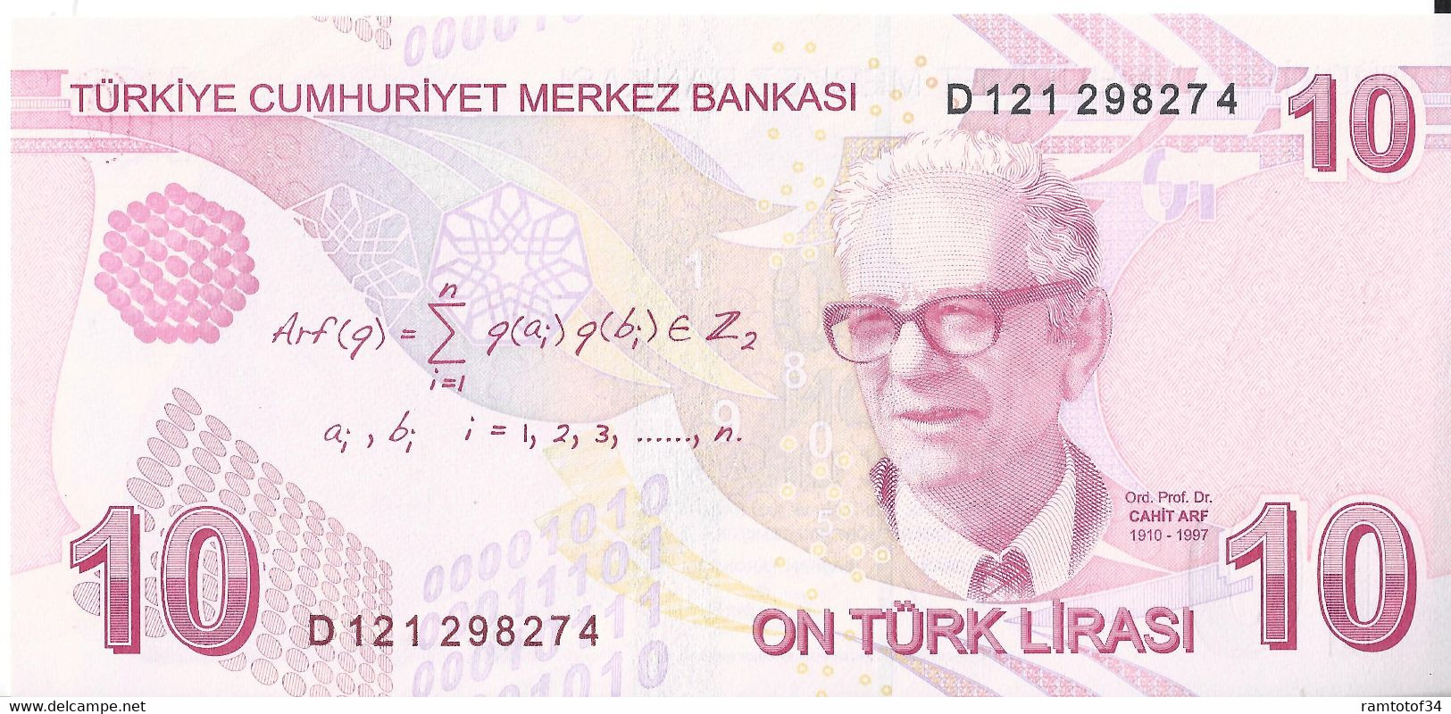 TURQUIE - 10 Lira 2020 UNC - Türkei