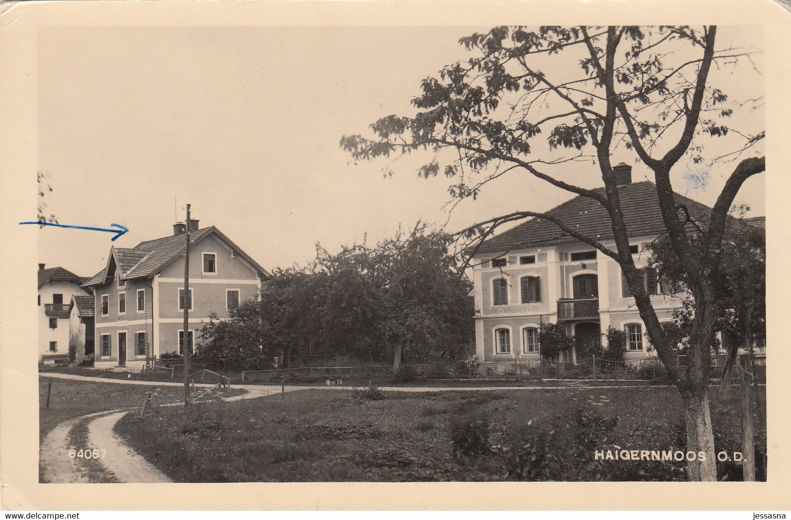 AK - HAIGERNMOOS (Bez. Braunau) - Ortspartie Mit "Bäckerhaus" 1948 - Braunau