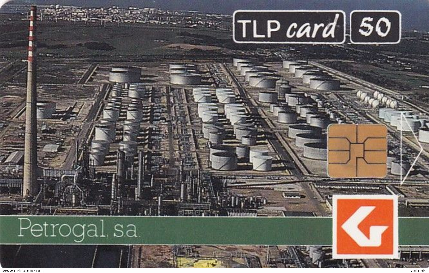 PORTUGAL - Petrogal SA, GALP/Refinaria, TLP Telecard 50 Units, Tirage 10405, 08/94, Used - Petrole
